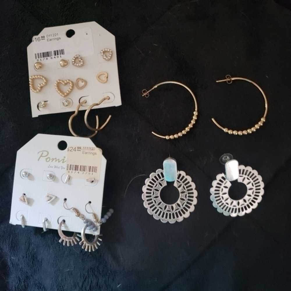 Bundle 14 Pomina earrings